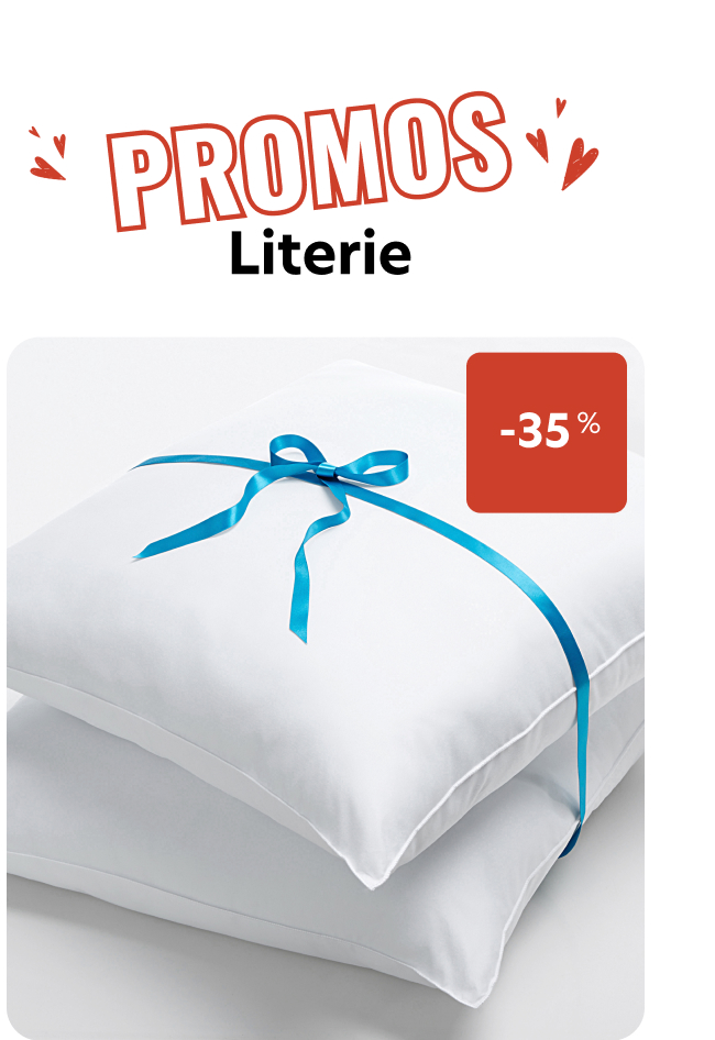 -35%, Promos literie