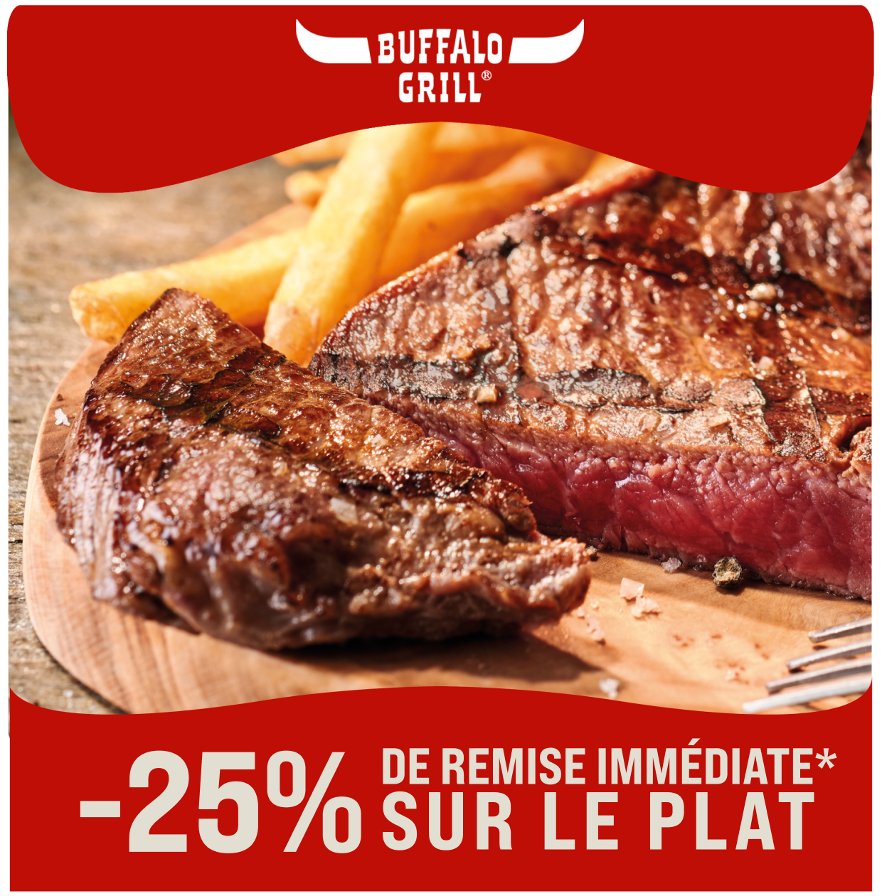 -20% de remise immédiate sur votre PLAT