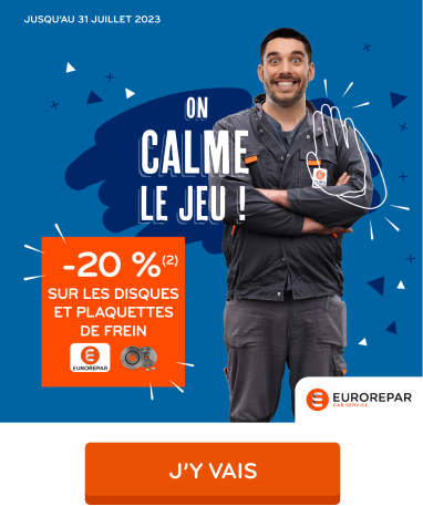 -20% sur les disques et plaquettes de frein